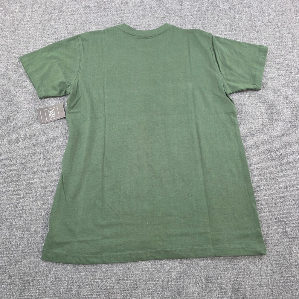 Young & Reckless Mens Graphic T-Shirt Mushroom Life's A Trip Green Medium - Picture 4 of 4